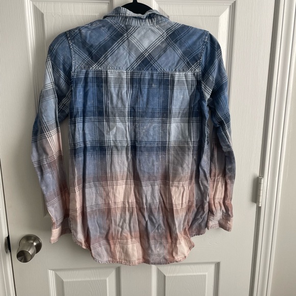 Plaid button up - Picture 2 of 3